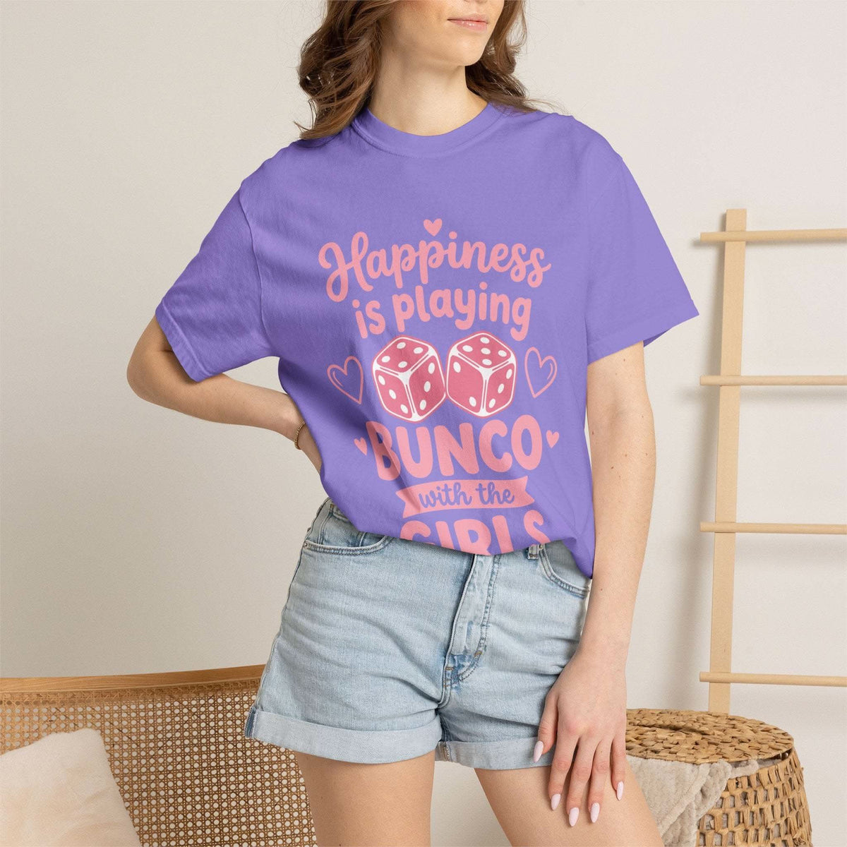 Happiness Is Playing Bunco with the Girls T-Shirt
