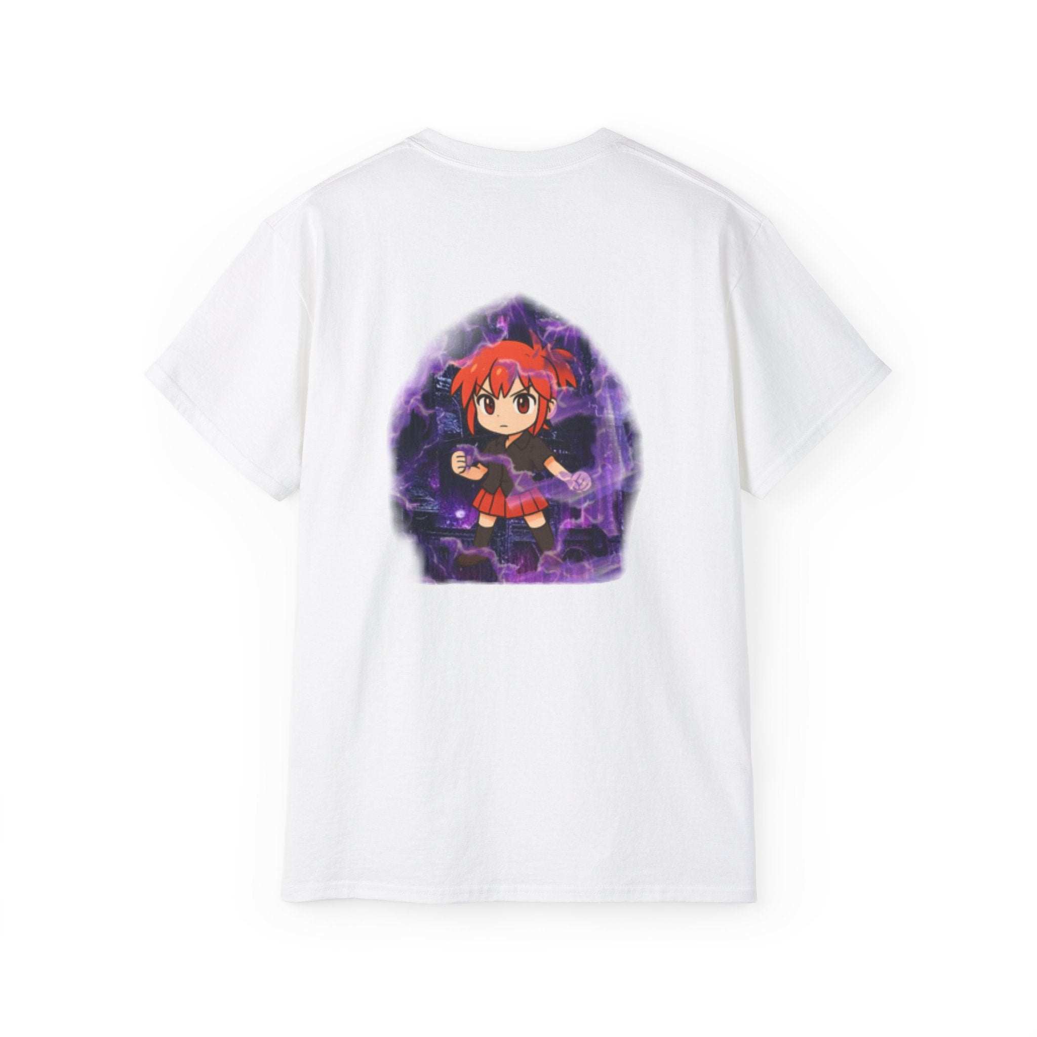 Anime Purple Power Girl Unisex T-shirt