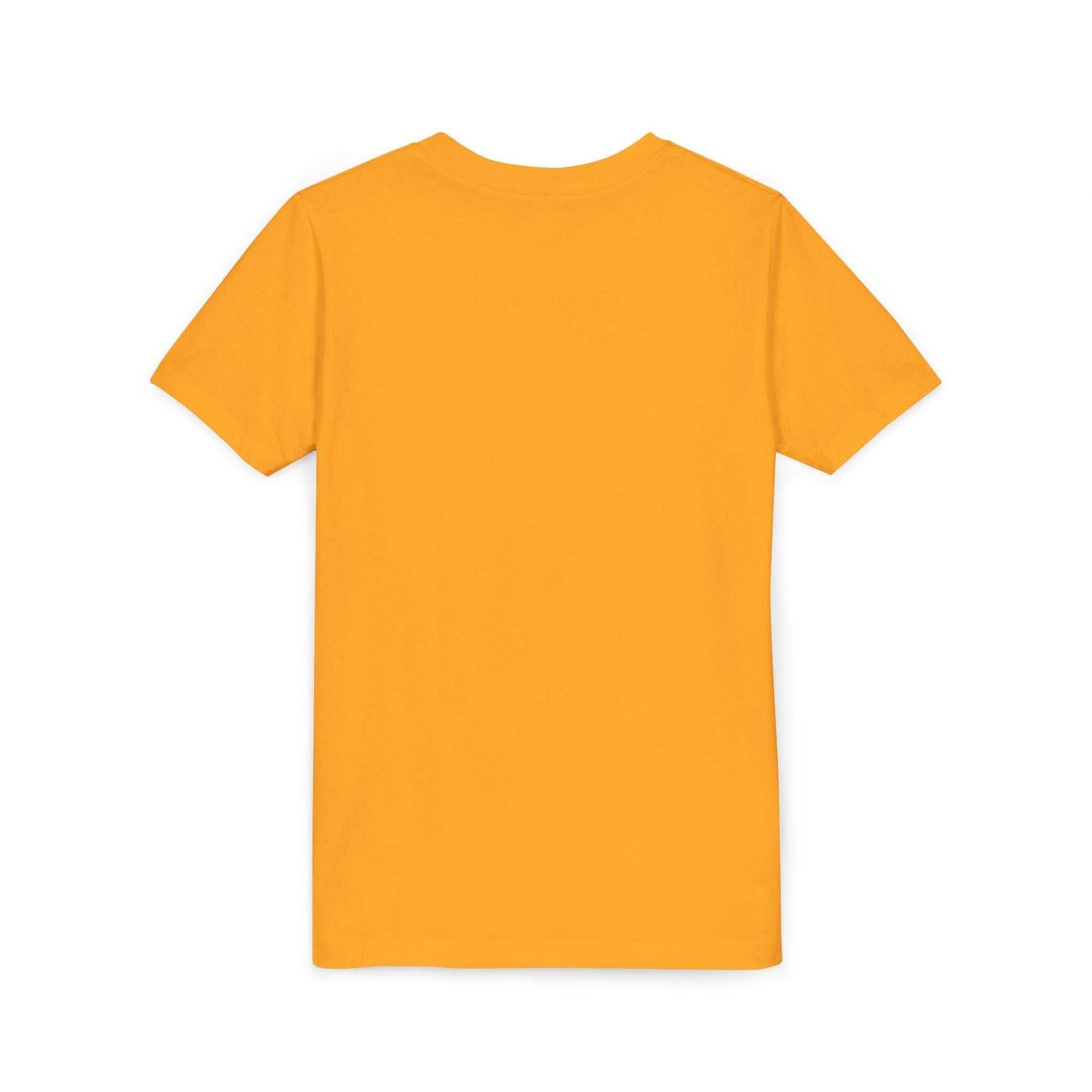 Youth tee featuring a Highland cow surrounded by vibrant sunflowers on a soft cotton blend shirt