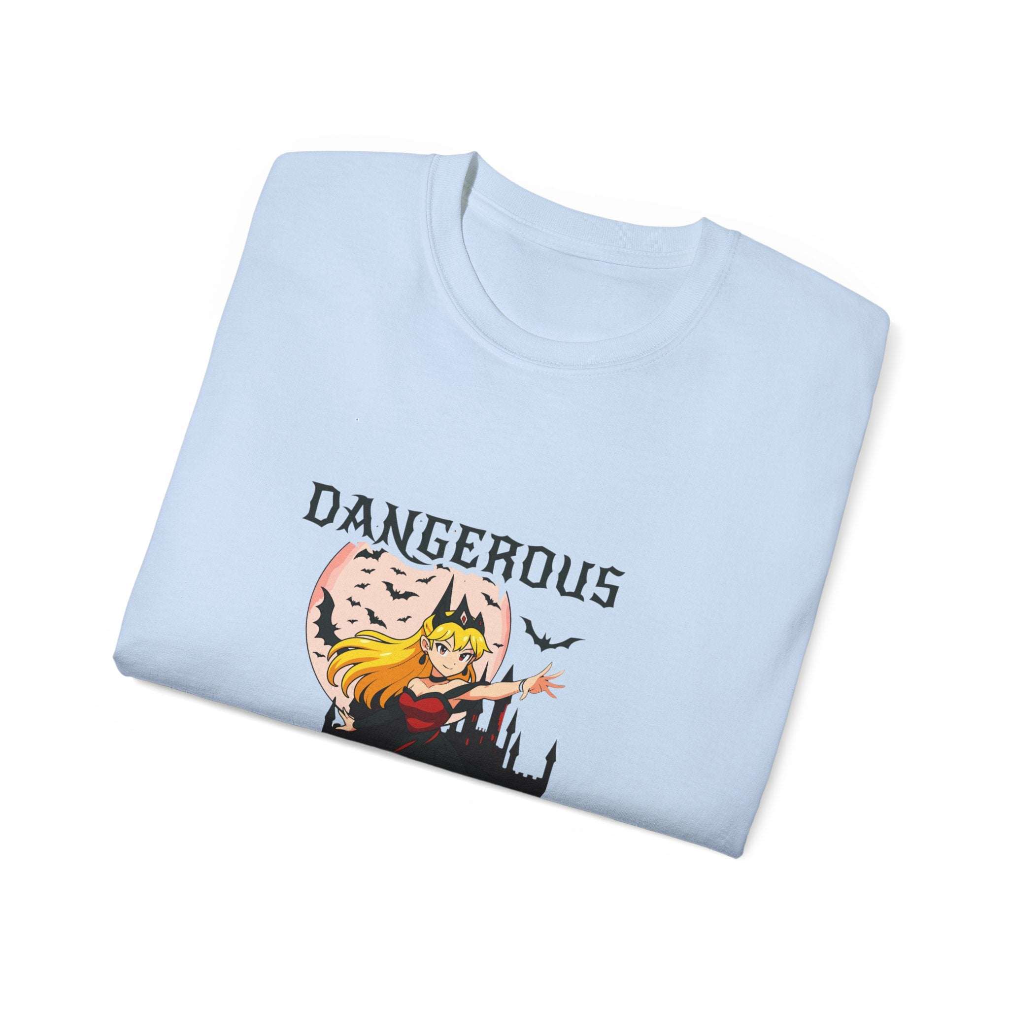 T-Shirt - Anime Halloween Dangerous Girl Print