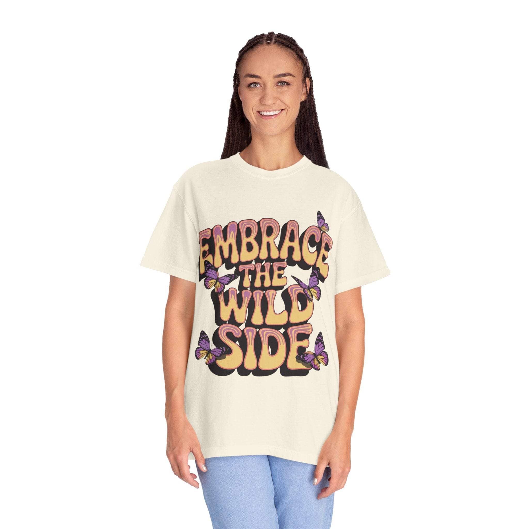 Garment-Dyed T-shirt - Embrace the Wild Side Print