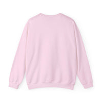 Black crewneck sweatshirt featuring a Santa motorcycle graphic by Printify, perfect for cozy winter wear.