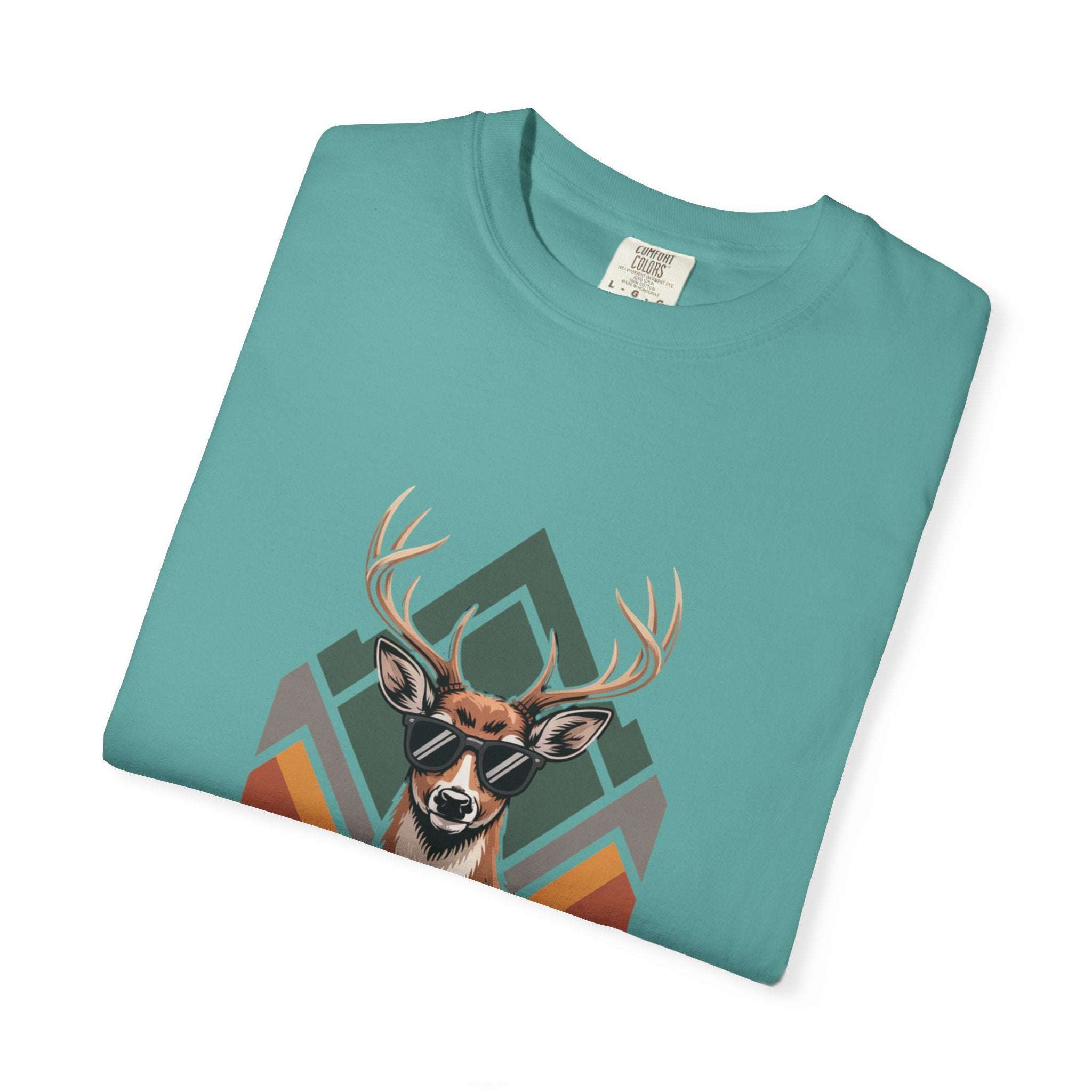 Bruh Deer T-Shirt with funny deer graphic on soft, heavyweight cotton tee for outdoor and casual wear