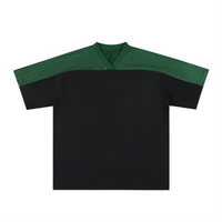 Oversized Mesh V-Neck Soccer Jersey