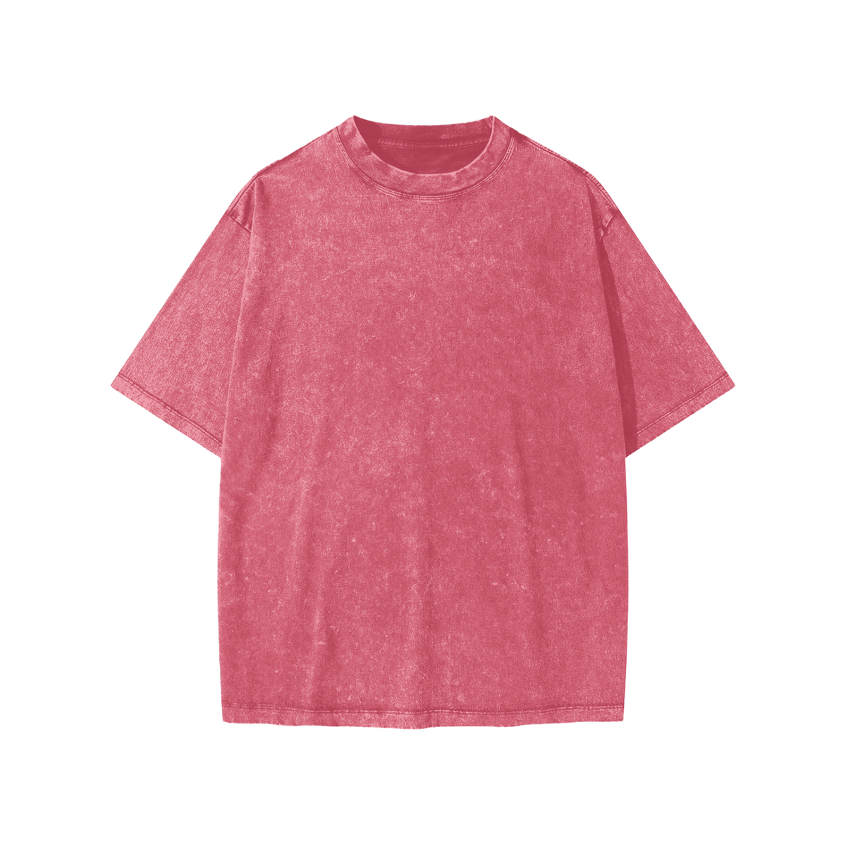 Snow Washed Kids' T-Shirt in vintage wash with loose fit and round neck, 100% cotton, short sleeves, casual streetwear style