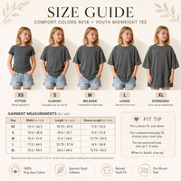 Santa Highland Cow Youth Tee — Faux Crochet Yarn Christmas Top