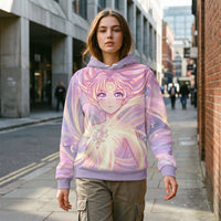 Anime Hoodie, Kawaii Hoodie, Magical Girl Pullover