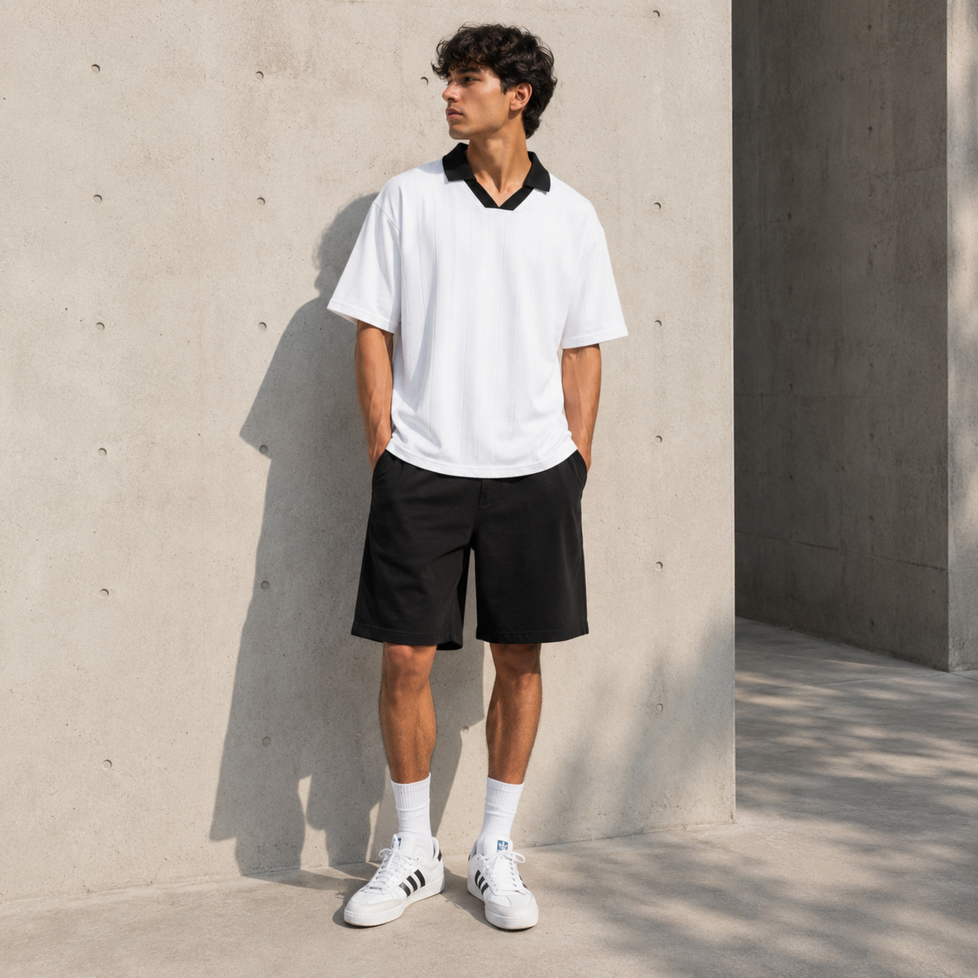 Unisex Striped Boxy Soccer Jersey | Oversized Blokecore Streetwear Jersey