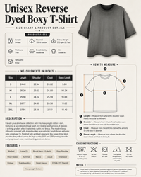 Unisex Reverse Dyed Boxy T-Shirt