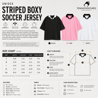 Unisex Striped Boxy Soccer Jersey | Oversized Blokecore Streetwear Jersey