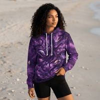 Cosmic Kraken All Over Print Hoodie - Unisex AOP Cotton Sweatshirt