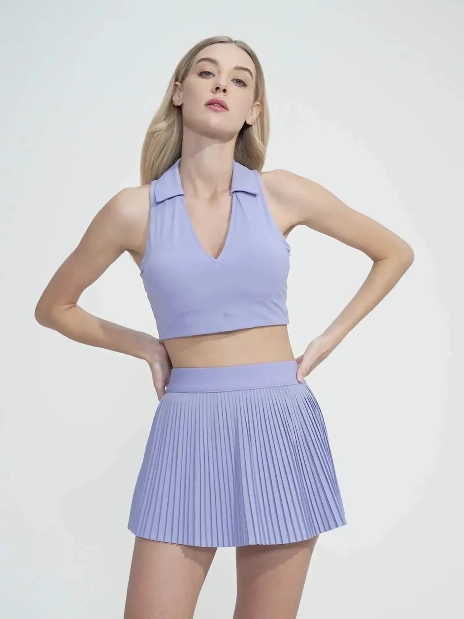 Womens Polo Collar Sports Bra