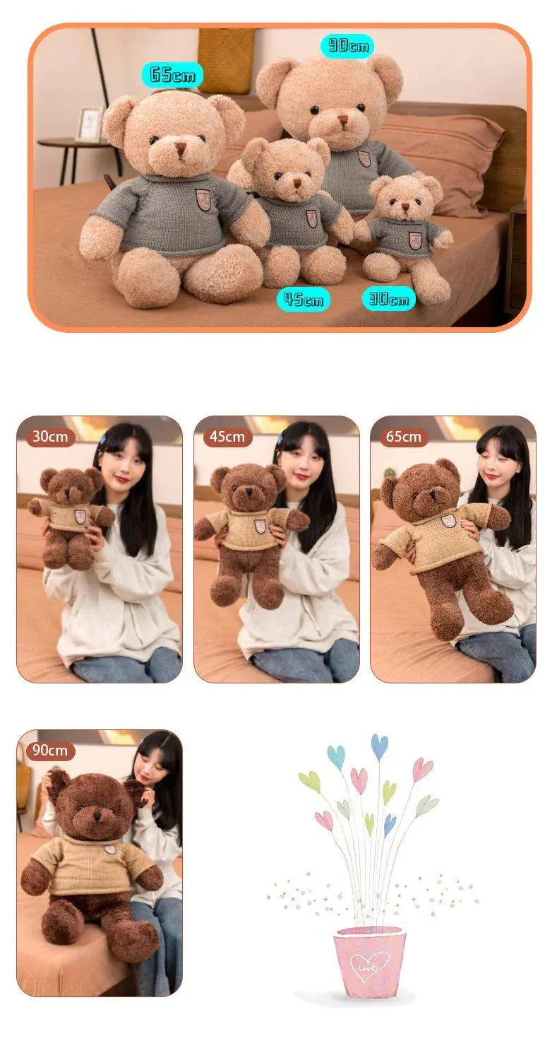 Valentine Day Gift: 80/100Cm Big LOVE Plush Toy Bear for lover Gifting