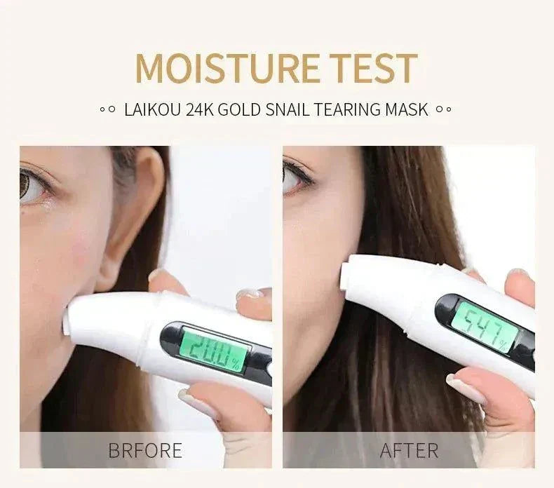 24K Gold Snail Collagen Peel-Off Mask detoxifying and hydrating skin treatment