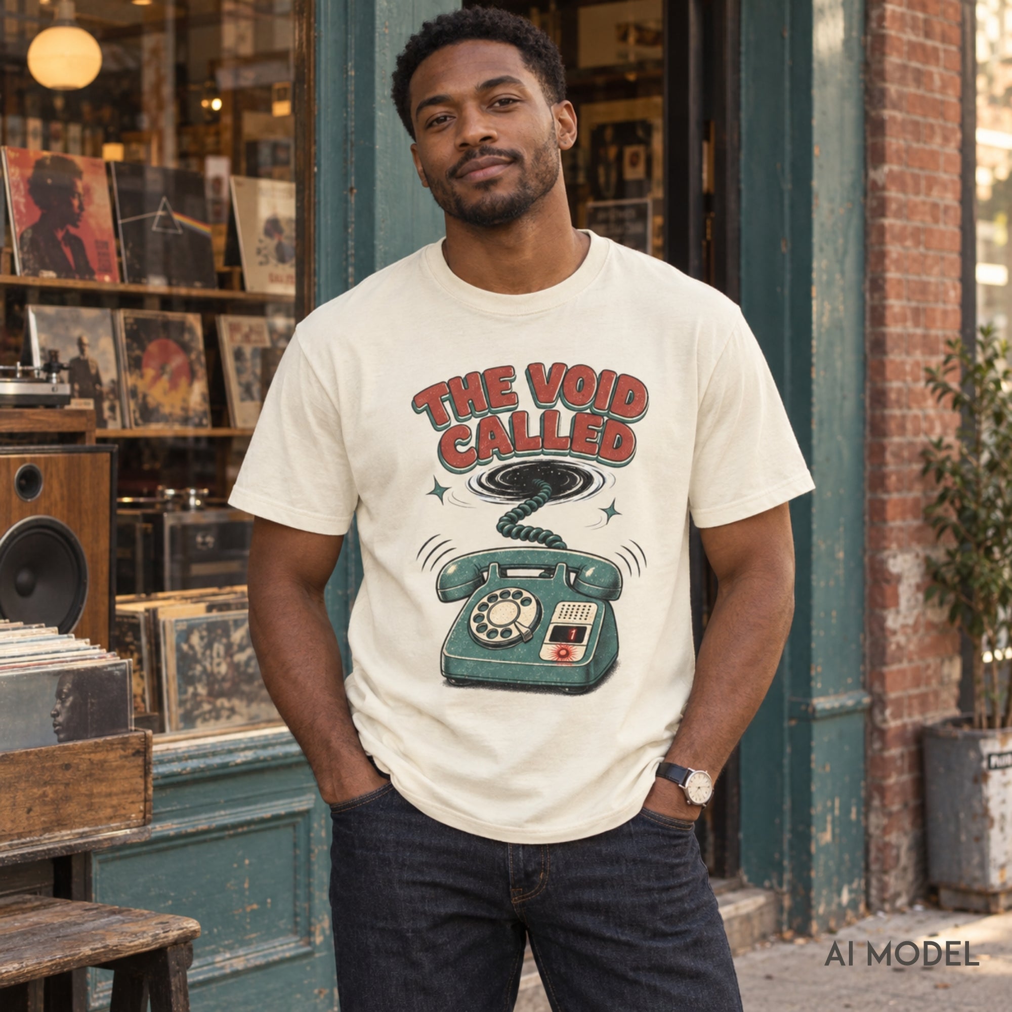 The Void Called Vintage Telephone T-Shirt