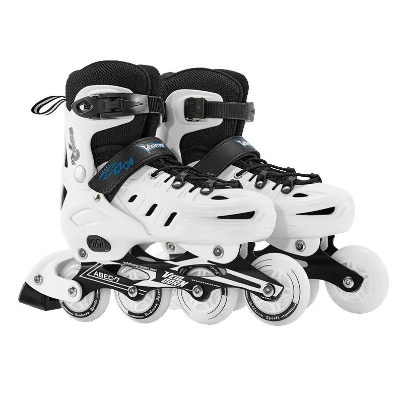 Adjustable Inline Skates for Kids and Adults Full Lights Up PU Wheel