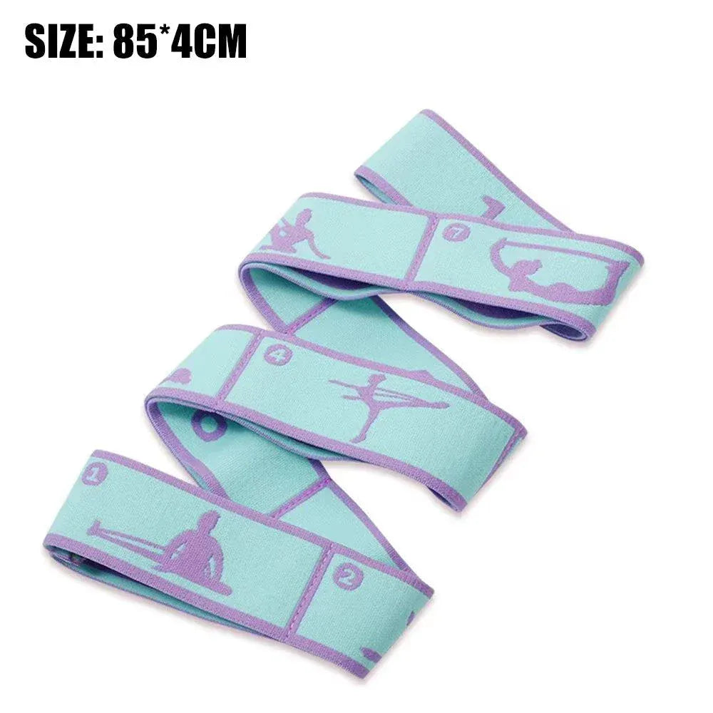 Elastic Yoga Resistance Band for stretching and strength training workouts