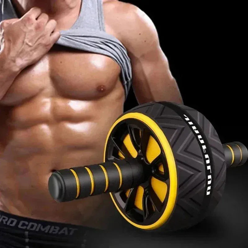 Dual-wheel silent ab roller abdominal wheel for core training and stability