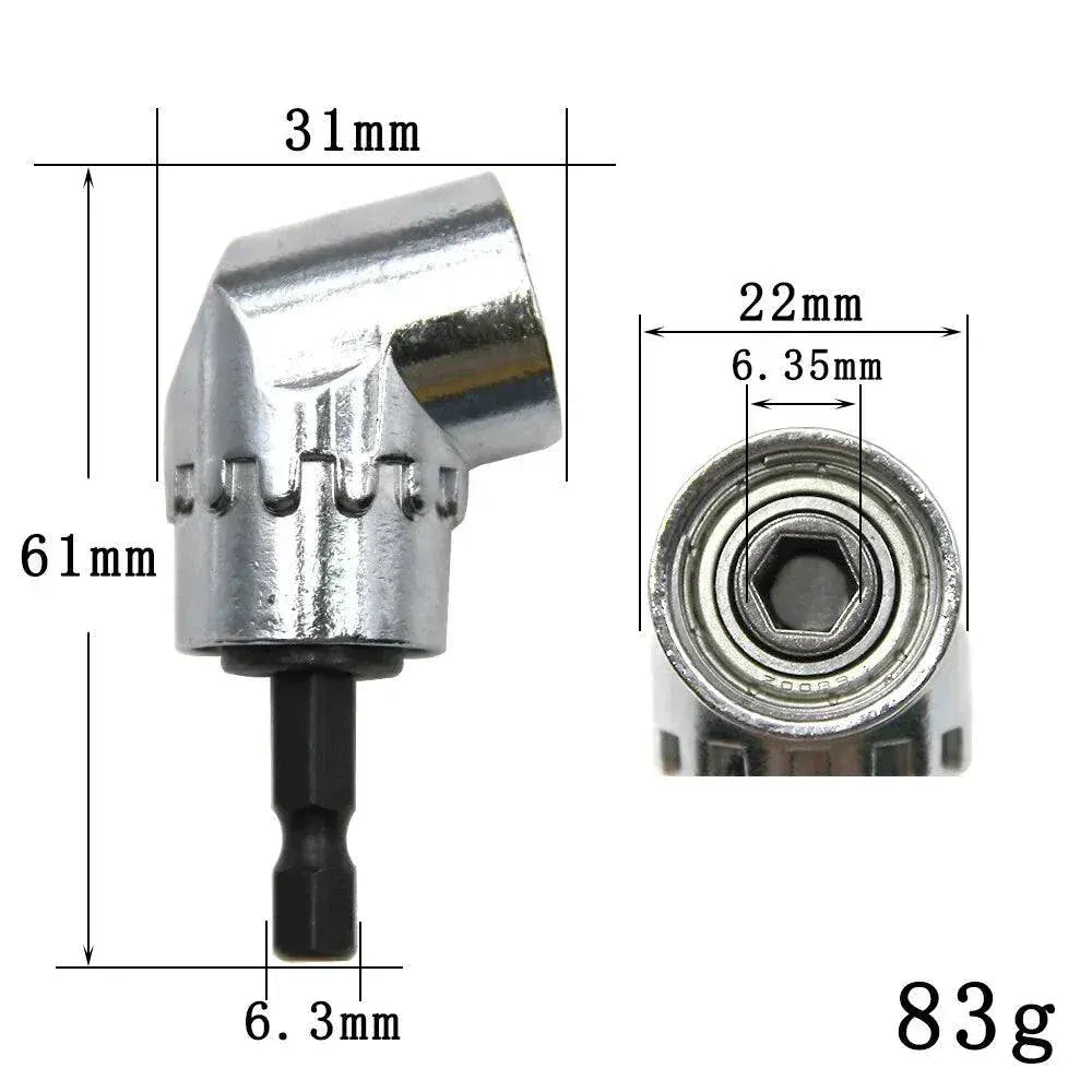 Electric Drill Angle Adapter- 105° Turning Screwdriver Joint Extension