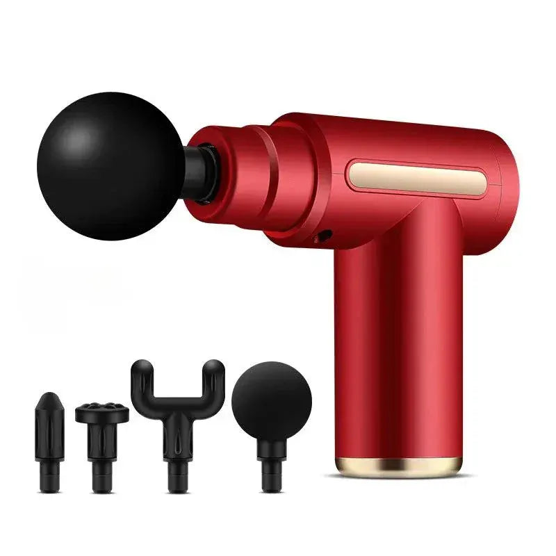 Multifunctional electric fascia gun massager for deep tissue muscle relief and recovery