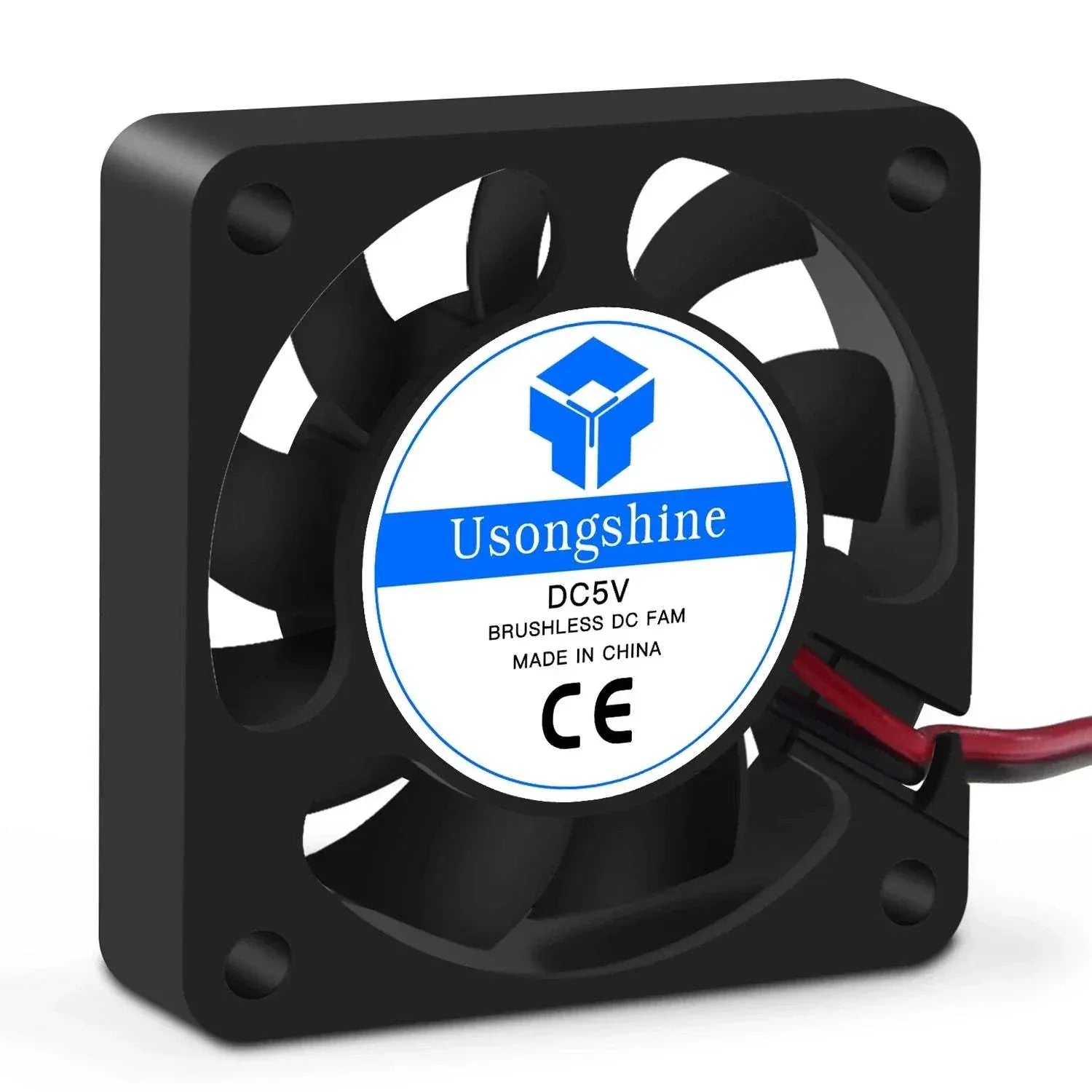 Compact 3D printer cooling fan with durable motor for efficient filament cooling and reduced printing defects