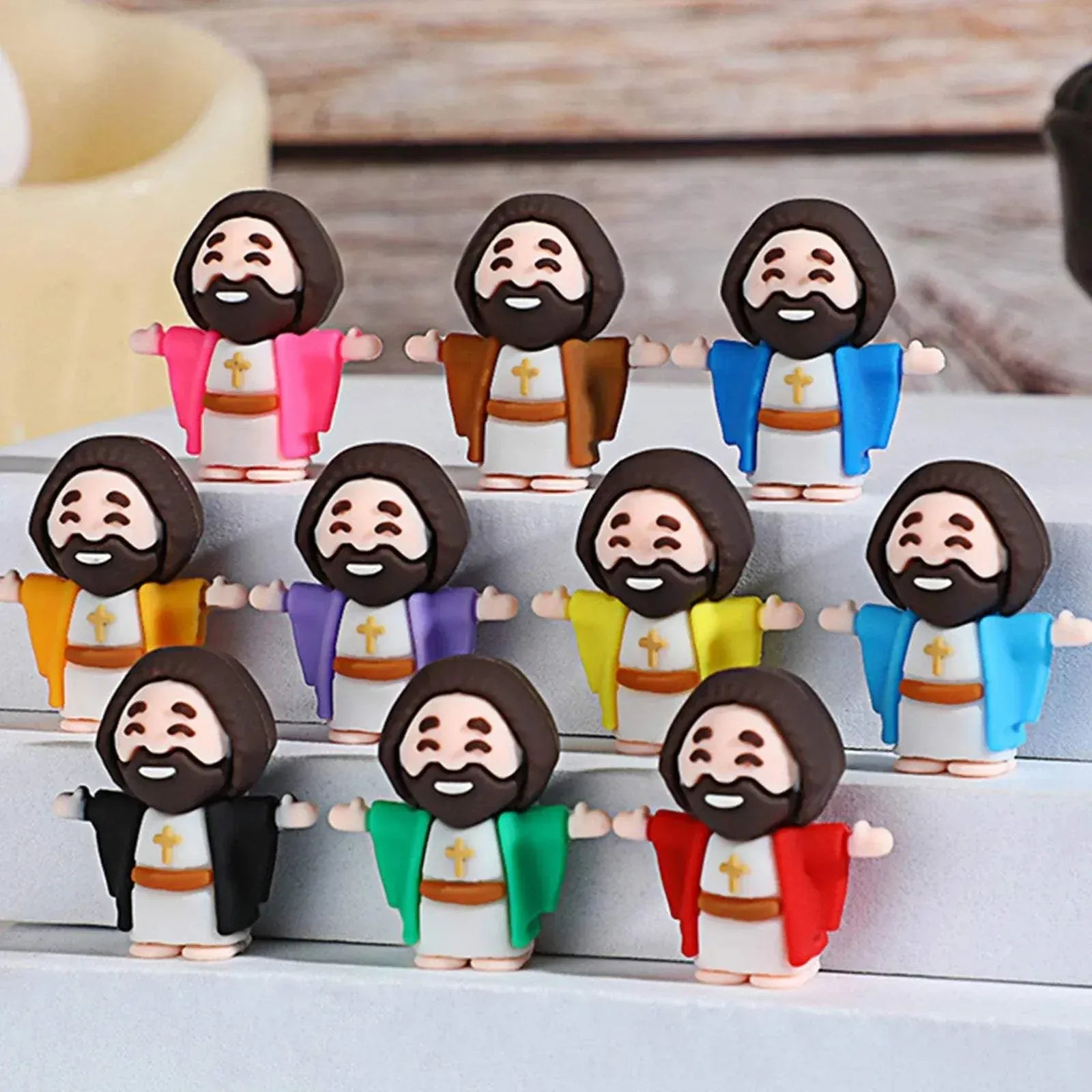 Easter Jesus Toys - Mini Jesus Figurines for Easter & Party Favors.