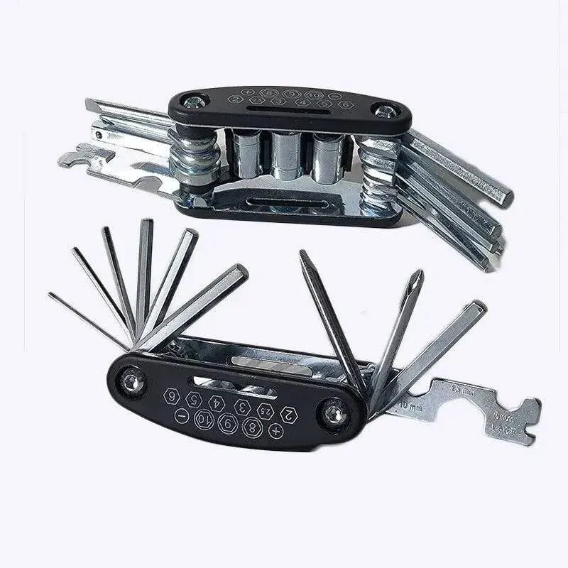 16 in 1 Mountain Bike Portable Socket Multi-Tool for Bicycle Repair.