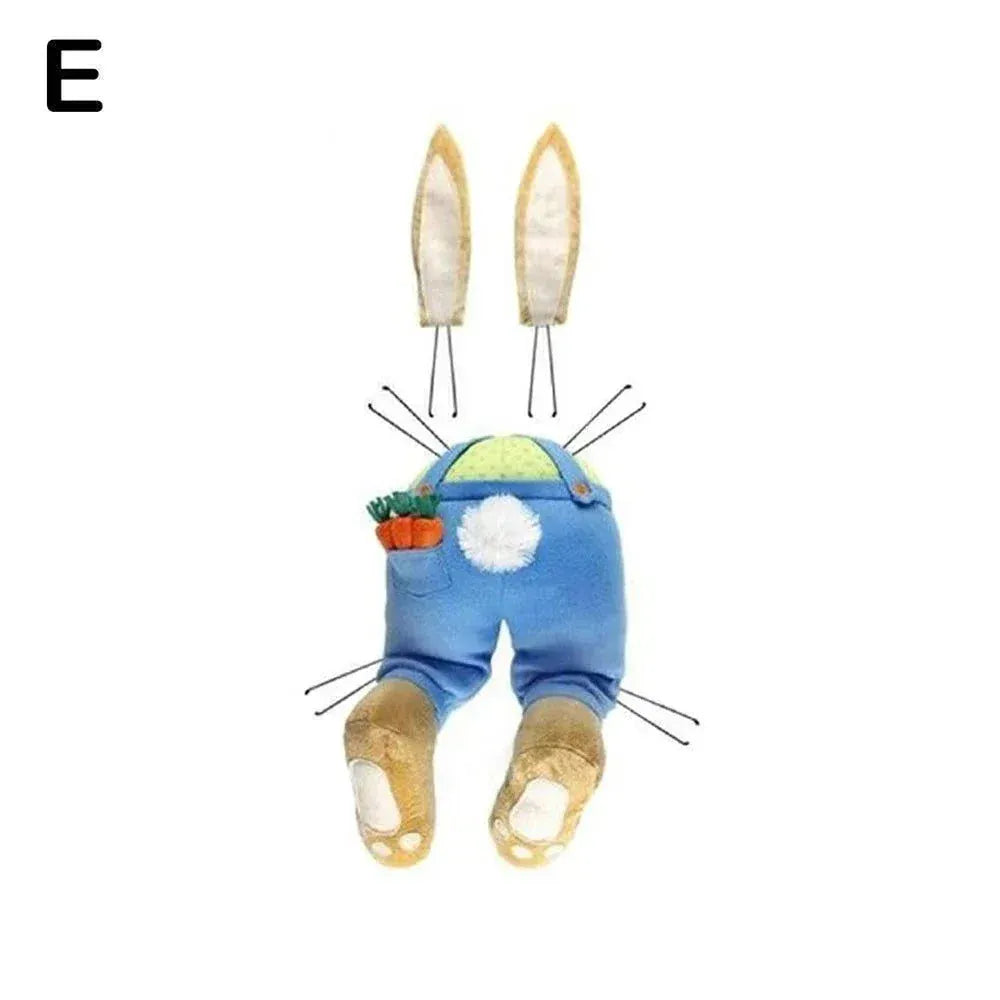 Easter Rabbit Bunny Butt Wreath Kit – Spring Door Decoration for Home