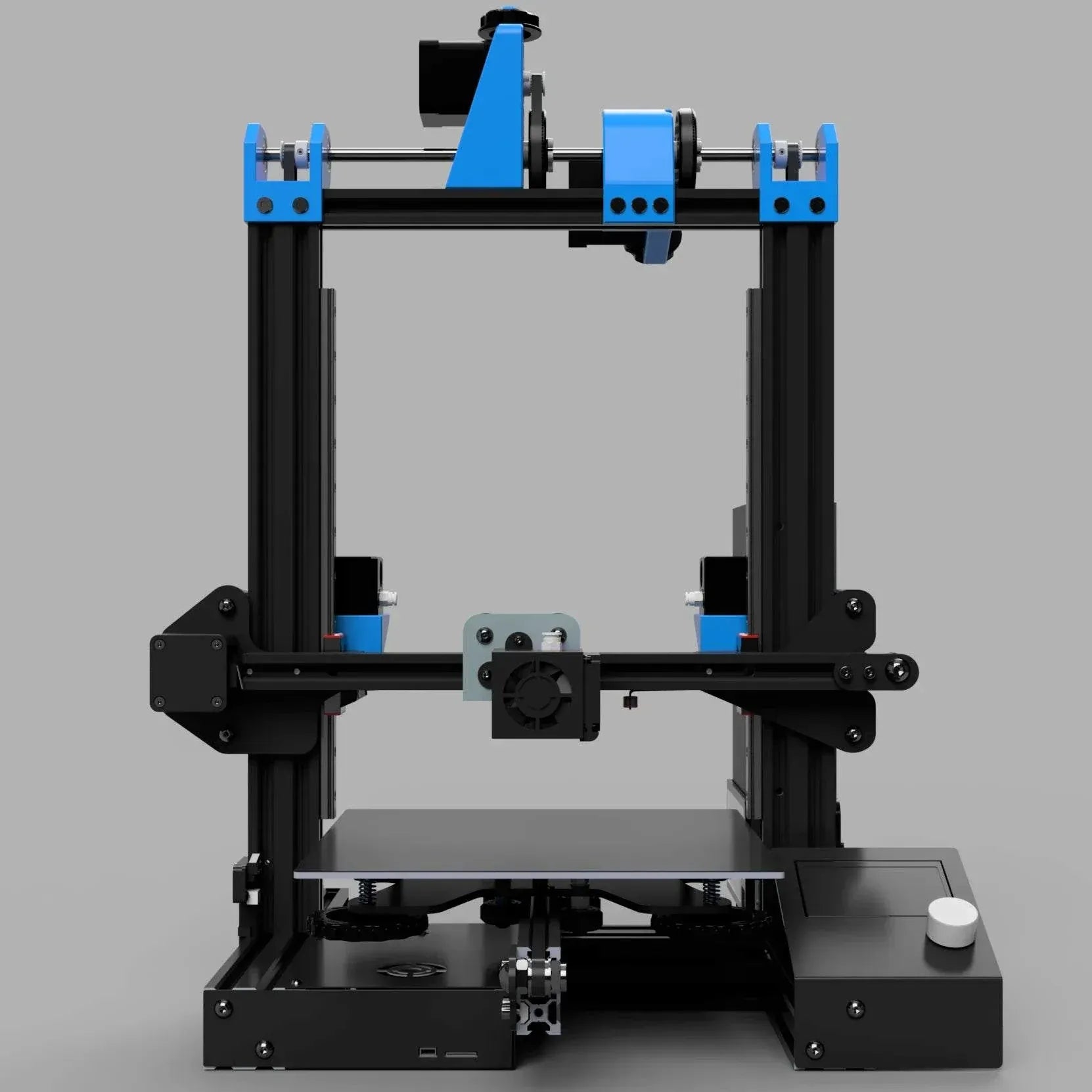 POWGE GT2 Timing Belt Pulley with integrated shaft and bearing for Ender 3 and CR-10 3D printers