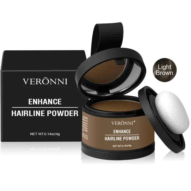 14 color hair line powder for natural instant hairline shadow concealer and black root coverage paint