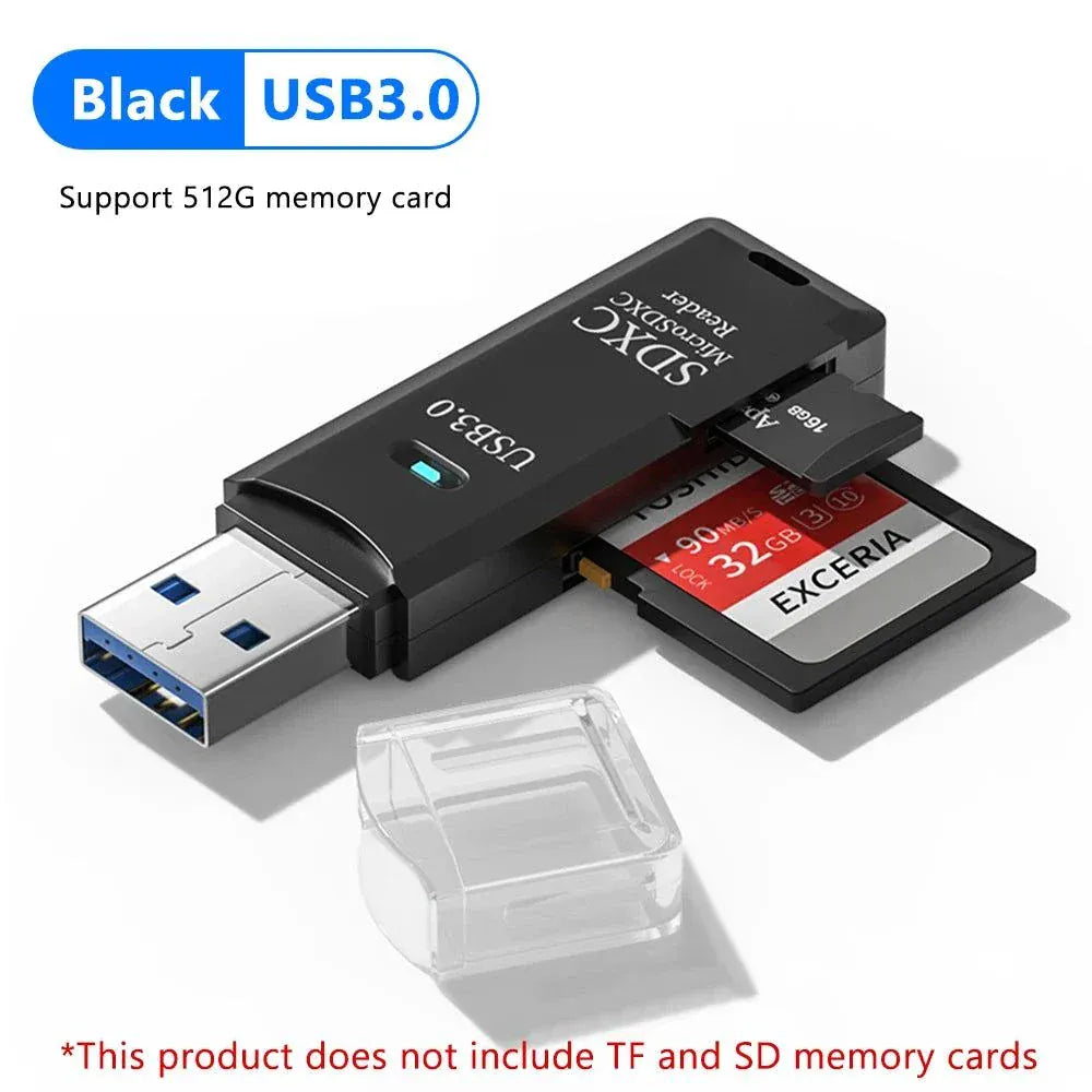 Micro TF sd card Reader - High-Speed USB 3.0 Card Reader PC & Laptops