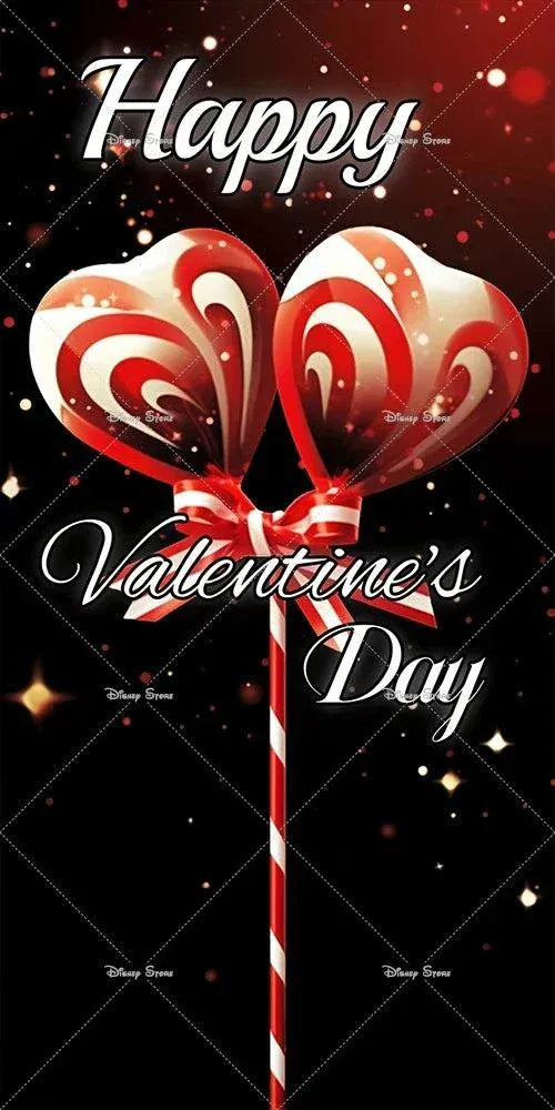 Valentine Day Door Cover with vibrant red roses and love-themed design for romantic celebrations