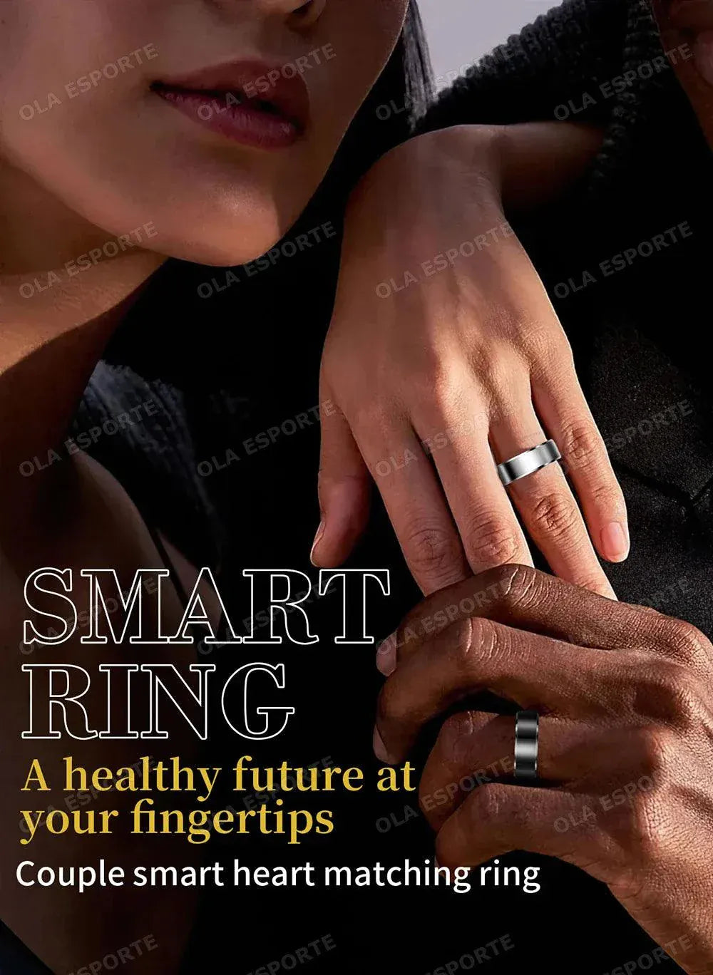 2026 Smart Ring health and fitness tracker monitoring sleep, heart rate, and activity with waterproof design