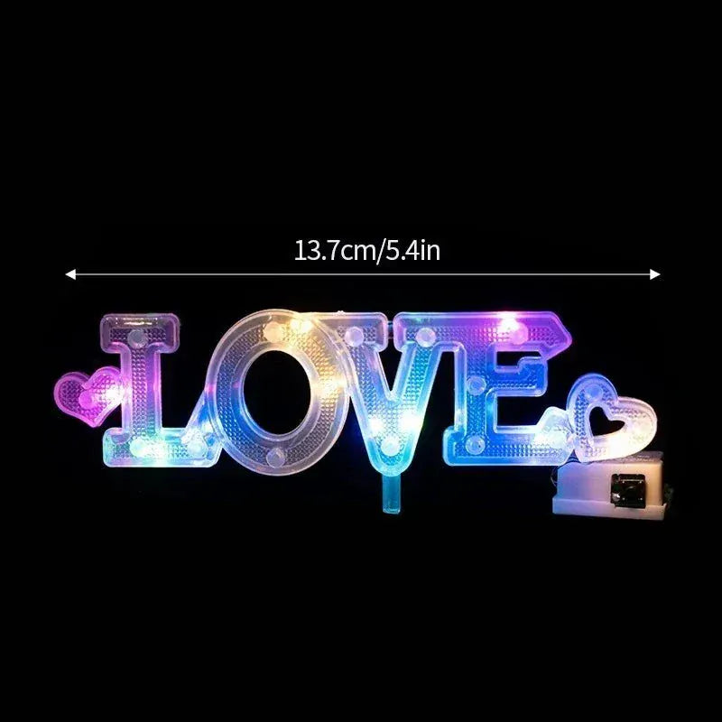 LED Cake Topper- Happy Birthday Cake Light & Wedding Night Light Decor