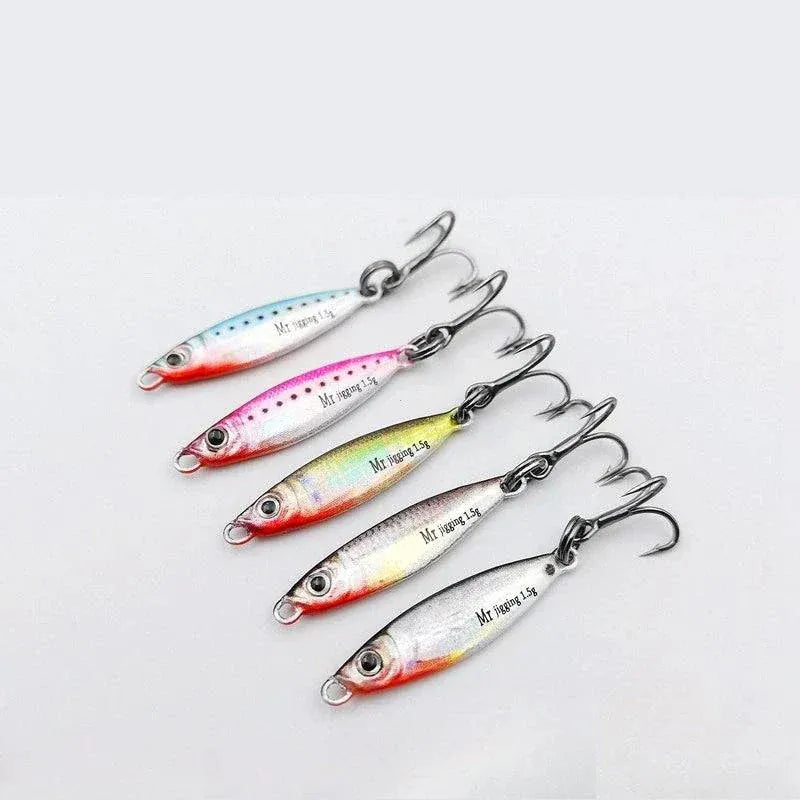 Micro Sized Iron Plate Bait - Mini VIB Lure for Fishing 1.5/3/5g bait
