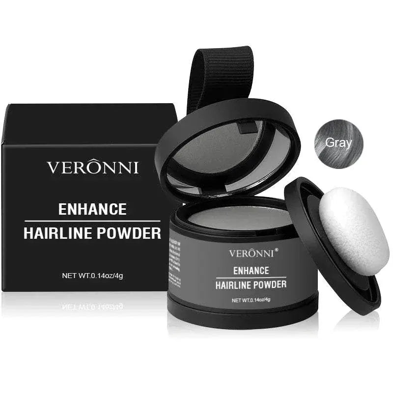 14-color Hair Line Powder compact for natural, waterproof hairline coverage and repair
