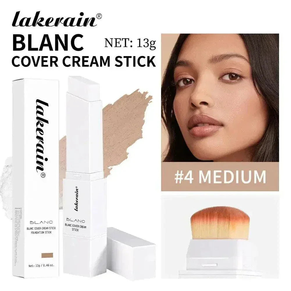 Two-in-one color-changing foundation stick by Teninoventures with hydrating, seamless coverage