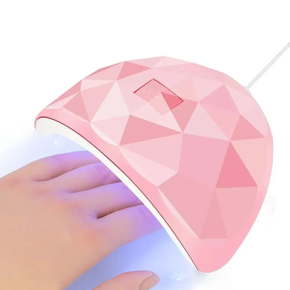 54W USB UV LED nail gel lamp with automatic sensor and compact design