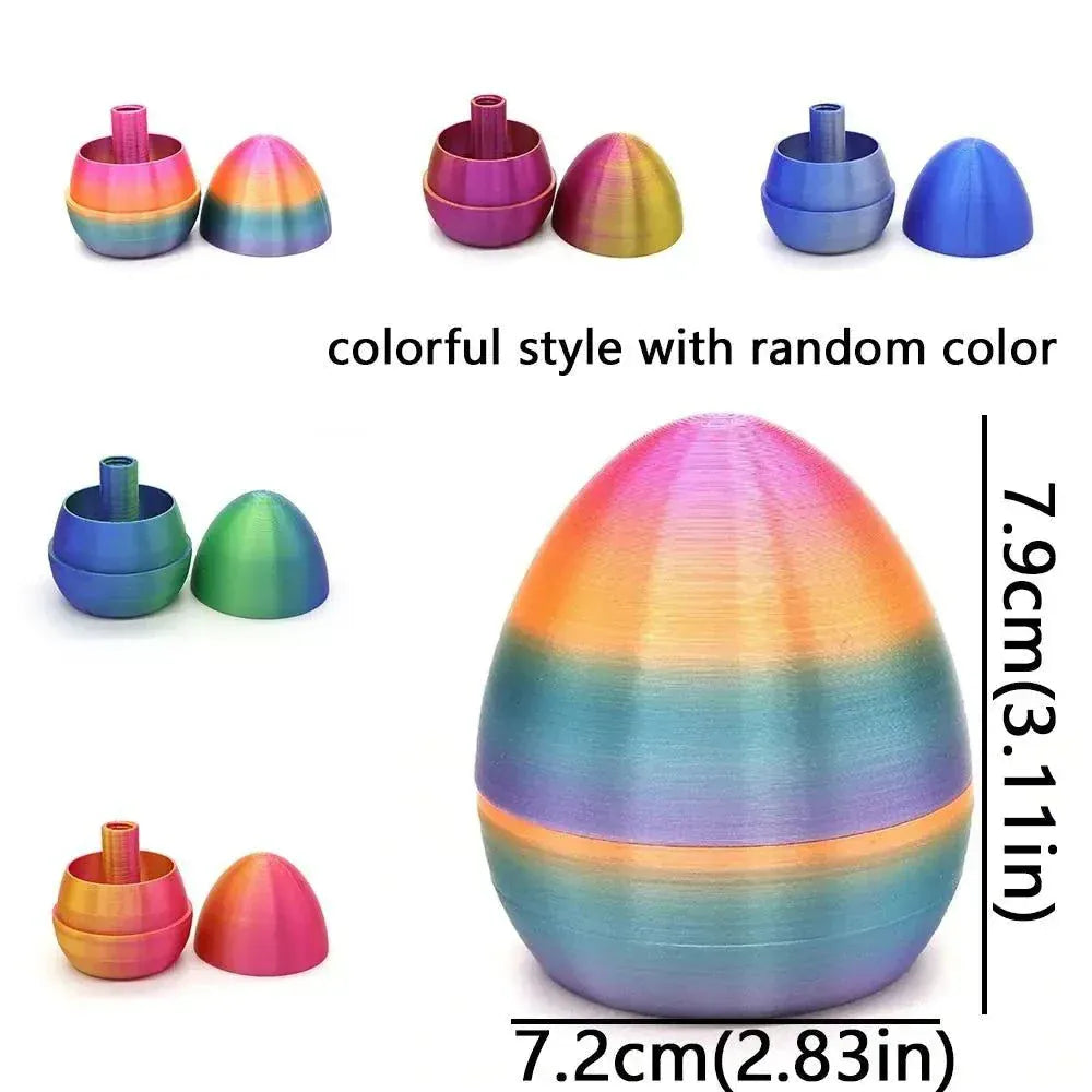 Annoying 3D Printed Easter Egg- Funny Plastic Interactive Egg Ornament