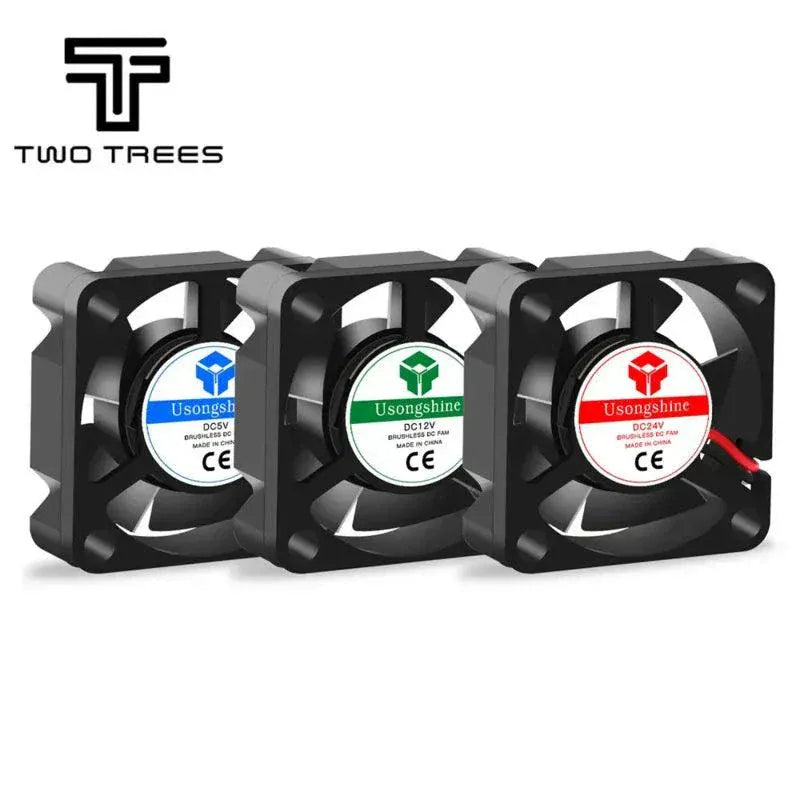3D printer cooling fan close-up showing efficient airflow design and durable motor