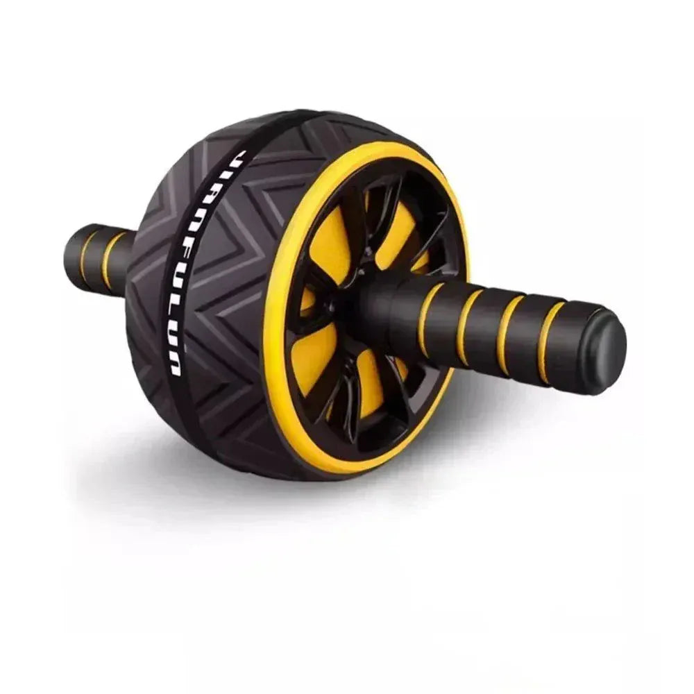 Dual-wheel silent ab roller abdominal wheel for core strength and stability