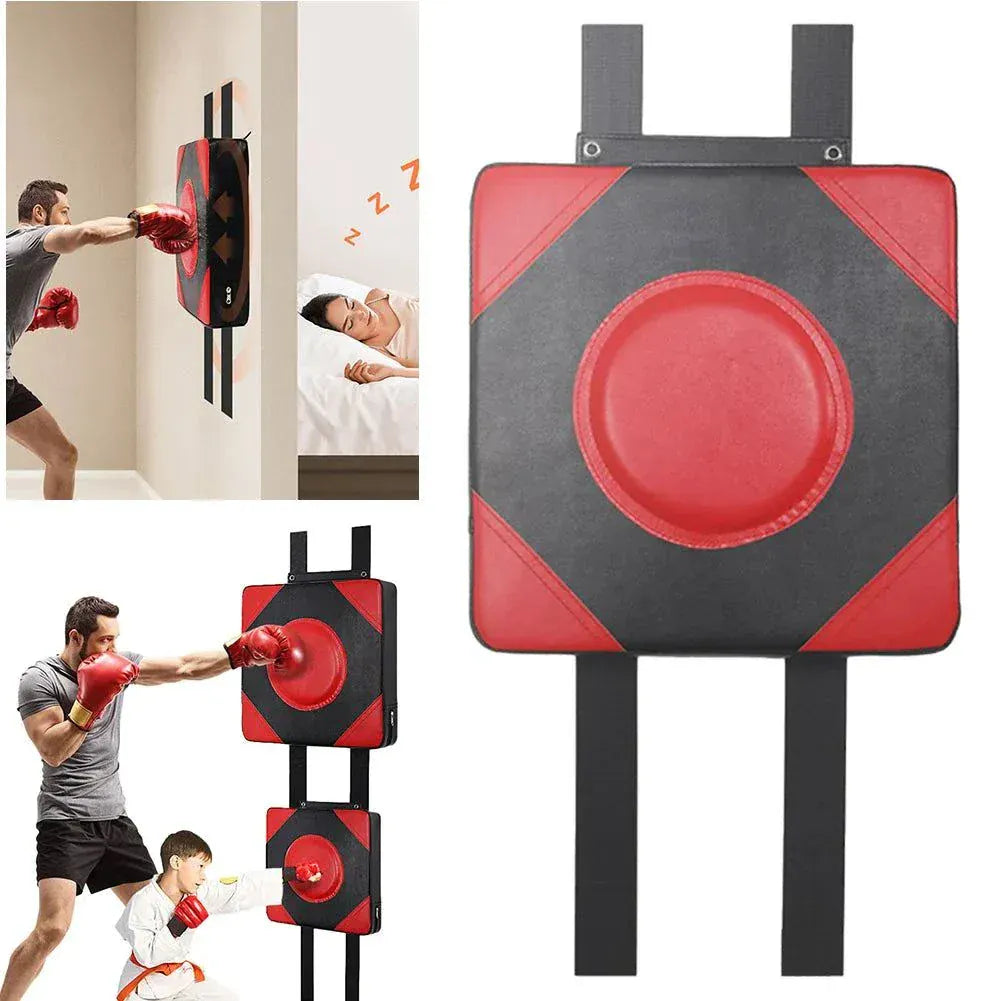 Adjustable height PU leather Boxing Punch Target square wall mat for training and fitness