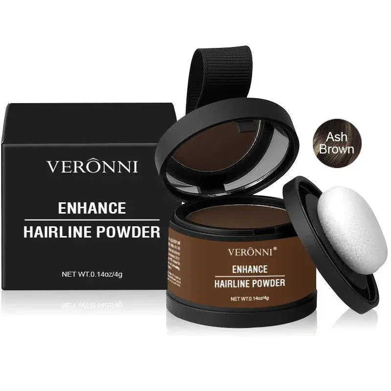 Hair Line Powder black root concealer for natural instant hairline coverage and repair