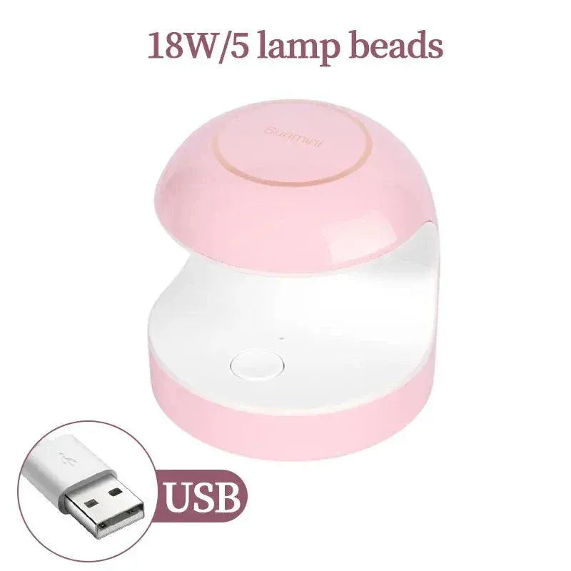 54W USB UV LED nail gel lamp with automatic sensor and compact design