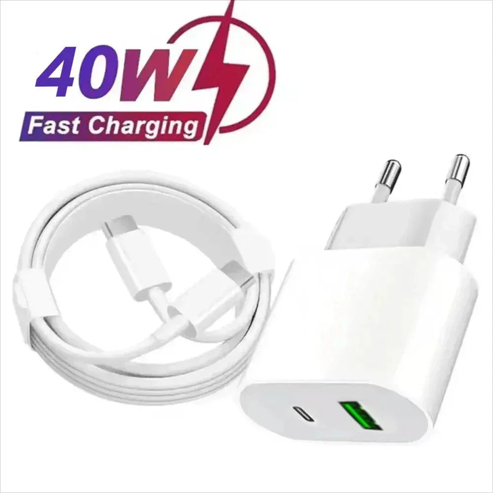 Compact 35W PD fast charger USB-C adapter for iPhone and iPad with rapid, safe charging and advanced power delivery technology