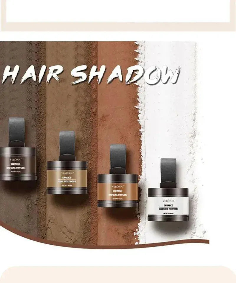 Hair Line Powder black root concealer for natural hairline coverage and repair