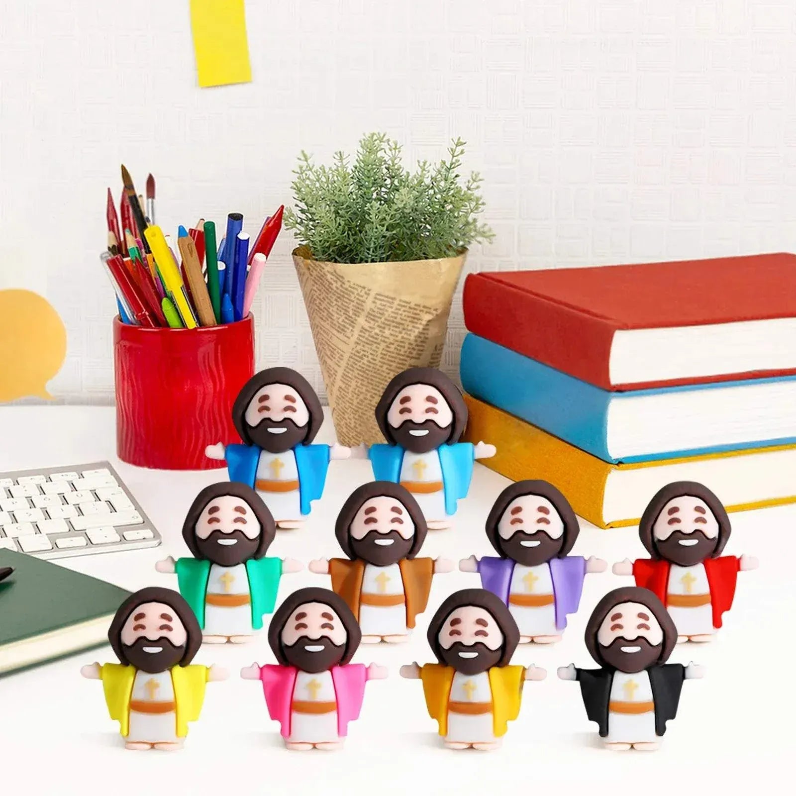 Easter Jesus Toys - Mini Jesus Figurines for Easter & Party Favors.