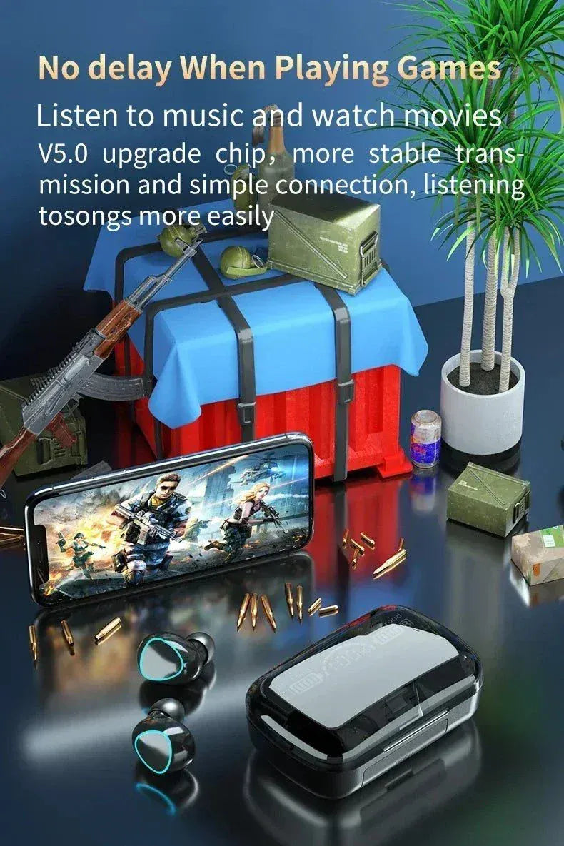 Bluetooth Headphones - Original M10 Wireless Noise Canceling Earpods