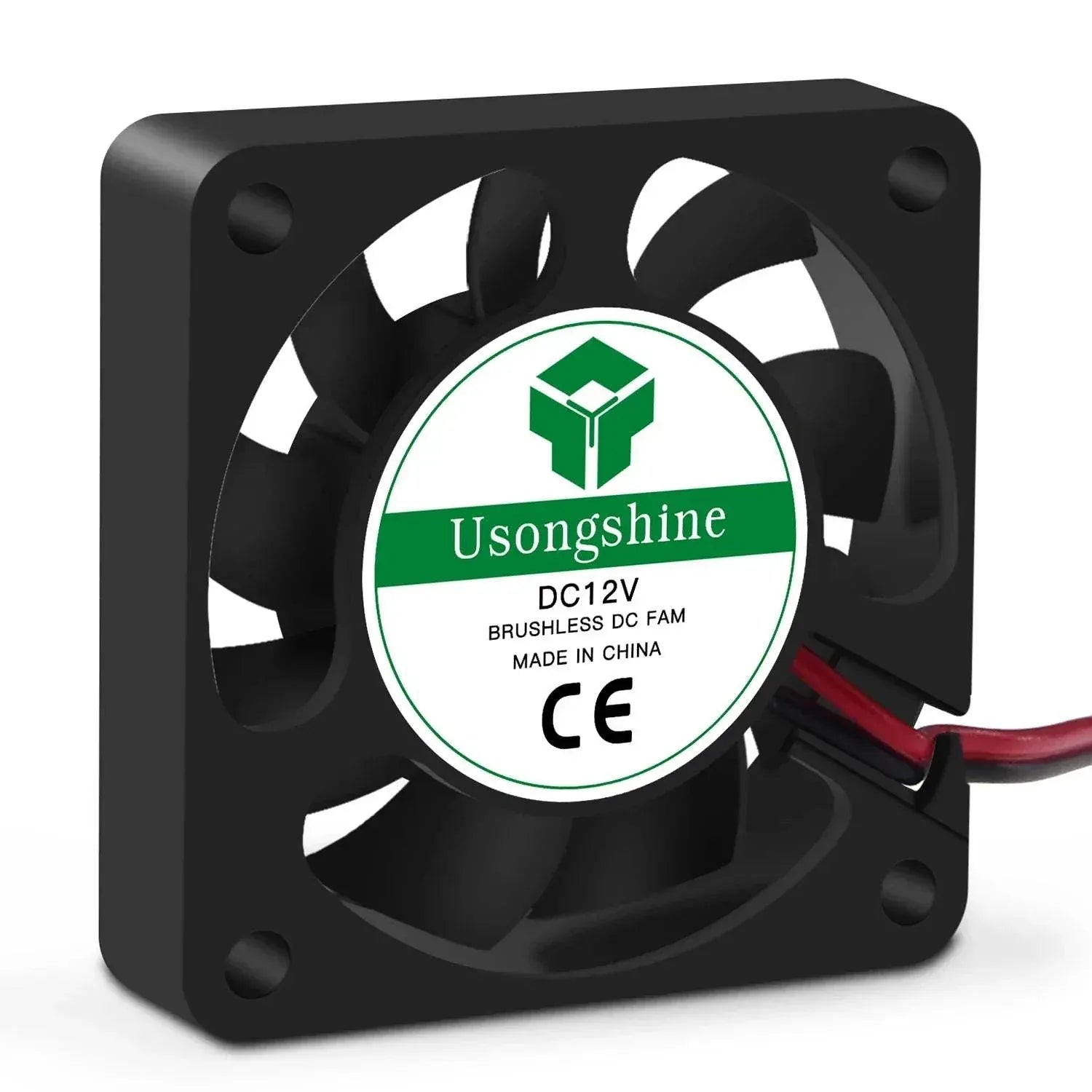 Close-up of a 3D printer cooling fan with durable motor and optimized airflow design