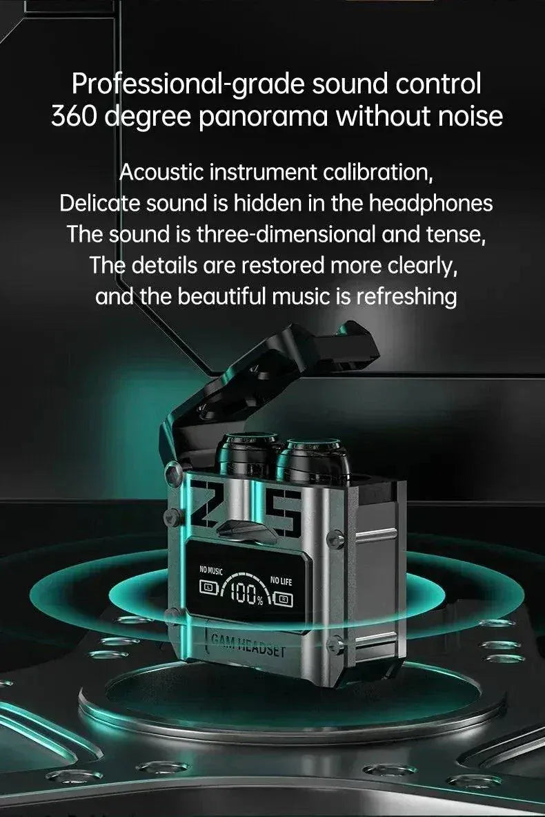 TWS Bluetooth wireless headphones with noise reduction and touch control